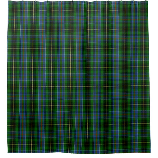 MacInnes Tartan Shower Curtain (Front)