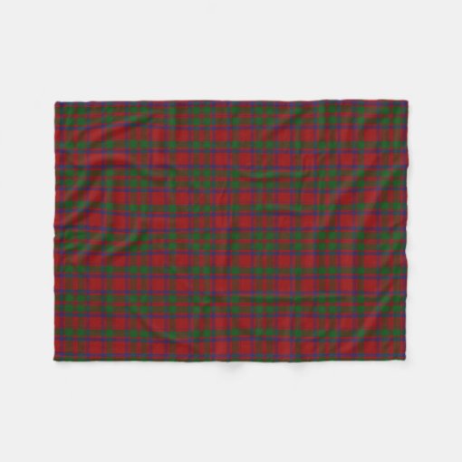 MacIntosh Clan Tartan Plaid Fleece Blanket Zazzle