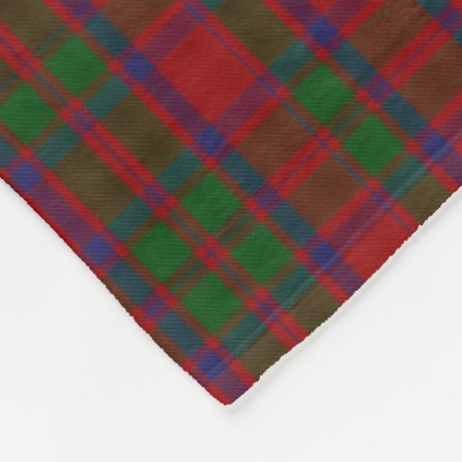 MacIntosh Clan Tartan Plaid Fleece Blanket Zazzle