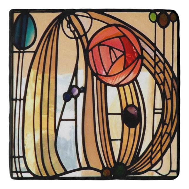 MacIntosh Rose Trivet (Front)