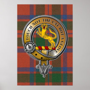 MacIntosh Tartan & Badge Poster