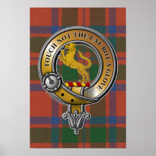 MacIntosh Tartan & Badge Poster