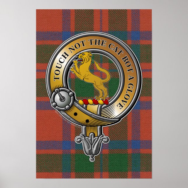 MacIntosh Tartan & Badge Poster (Front)
