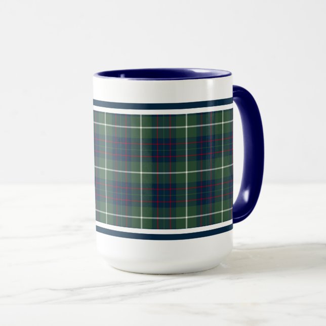 MacIntyre Clan Hunting Tartan Mug (Front Right)