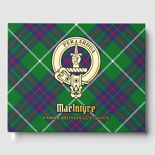 MacIntyre Family Reunion Foil Guest Book (Front)