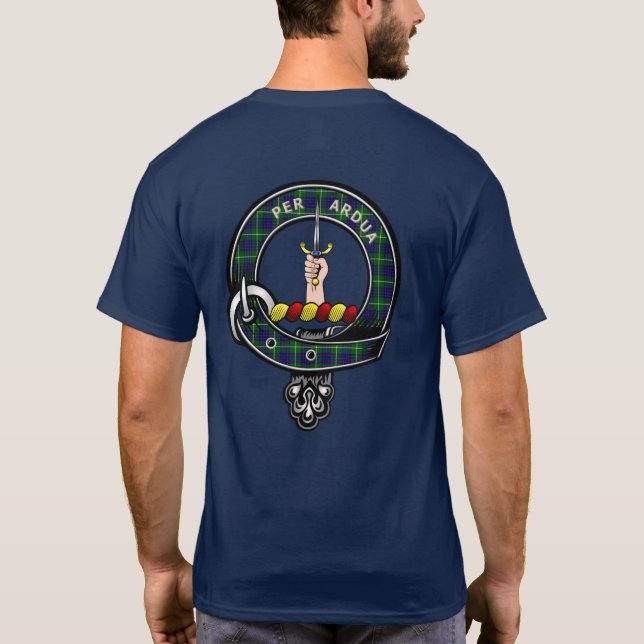 MacIntyre Tartan Clan Badge T-Shirt (Back)