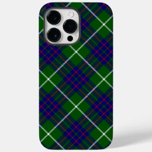 MacIntyre tartan green blue plaid Case-Mate iPhone 14 Pro Max Case