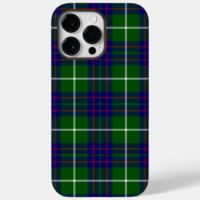 MacIntyre tartan green blue plaid Case-Mate iPhone Case (Back)