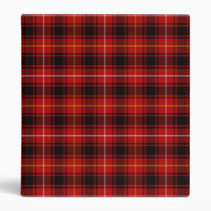 MacIver Tartan 3 Ring Binder