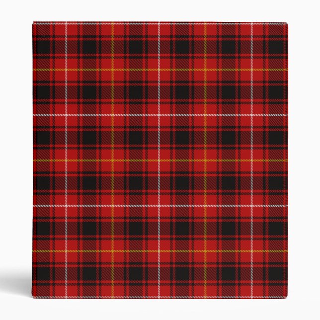 MacIver Tartan 3 Ring Binder (Front)