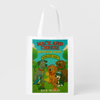 Mack and Cheese reuseable grocery bag