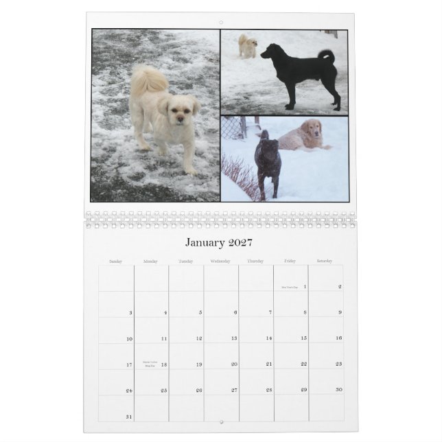 Mack and Friends 2011 Calendar (Jan 2027)