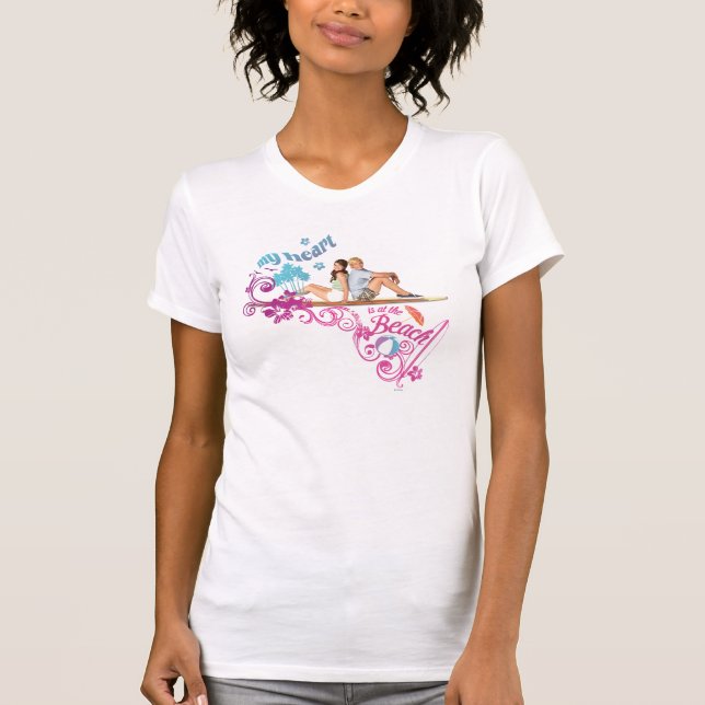 Mack & Brady - My Heart is at the Beach T-Shirt (Front)
