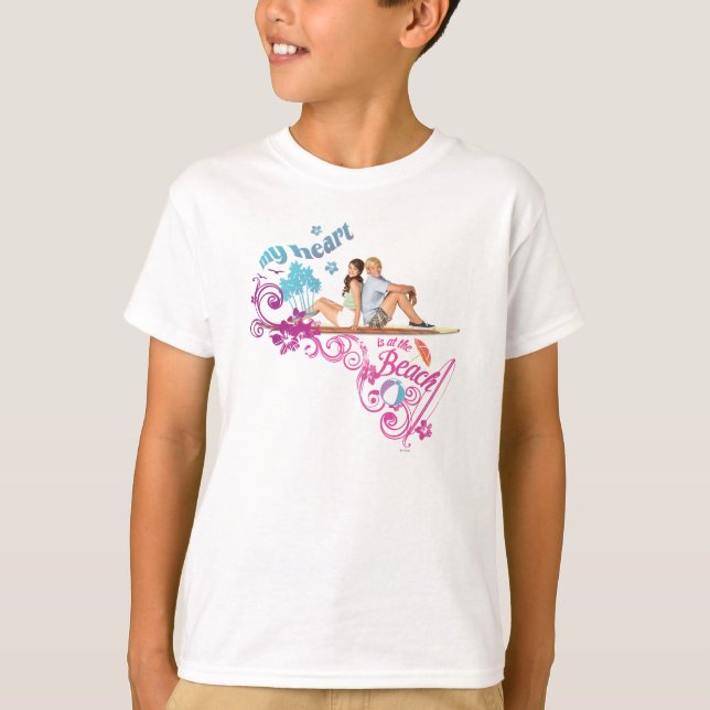 Mack & Brady - My Heart is at the Beach T-Shirt (Front)