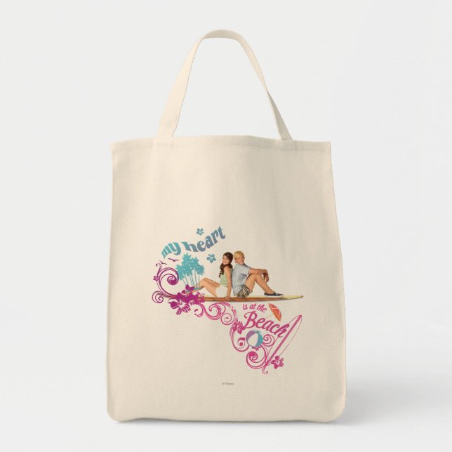 Mack & Brady - My Heart is at the Beach Tote Bag (Front)