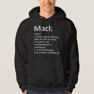 MACK Definition Personalized Name Funny Birthday G Hoodie