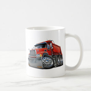 330ml Coffee Tea Kids Car Gift #16069 Big Rig Mack Truck Travel Mug Flask 