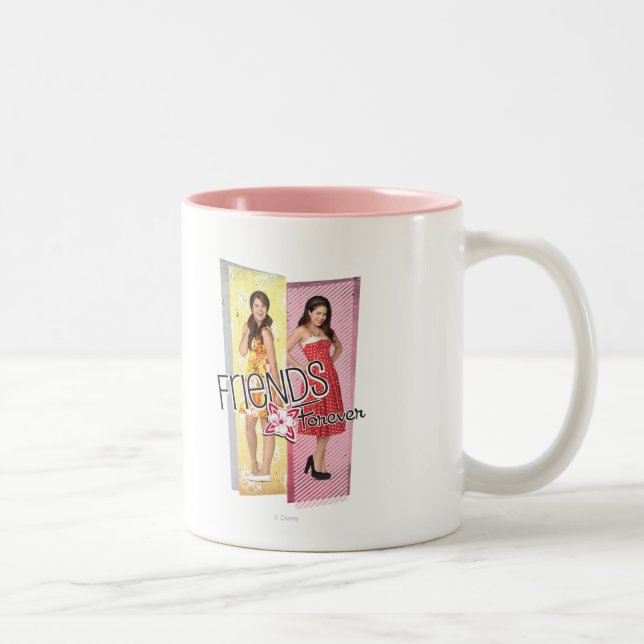 Mack & Lela - Friends Forever Two-Tone Coffee Mug (Right)