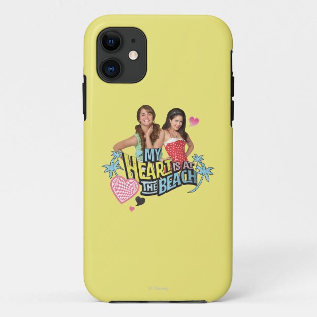 Mack & Lela - My Heart is at the Beach Case-Mate iPhone Case (Back)