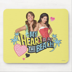 Mack & Lela - My Heart is at the Beach Mouse Pad