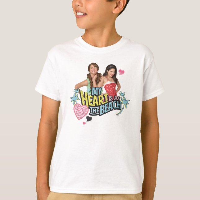 Mack & Lela - My Heart is at the Beach T-Shirt (Front)