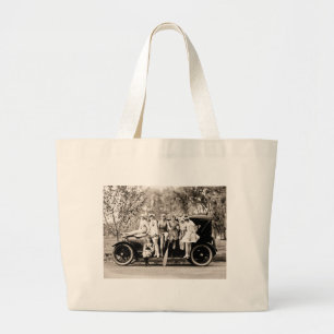 Mack Sennett Girls 1918 Vintage Beauties Large Tote Bag