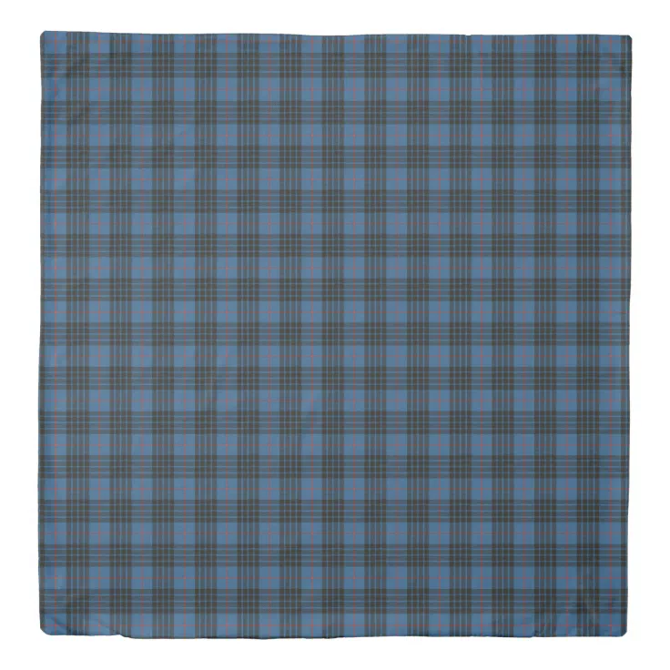 MacKay Blue Tartan Crest Quilt