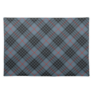 MacKay Blue Scottish Clan Tartan Plaid Pattern Cloth Placemat