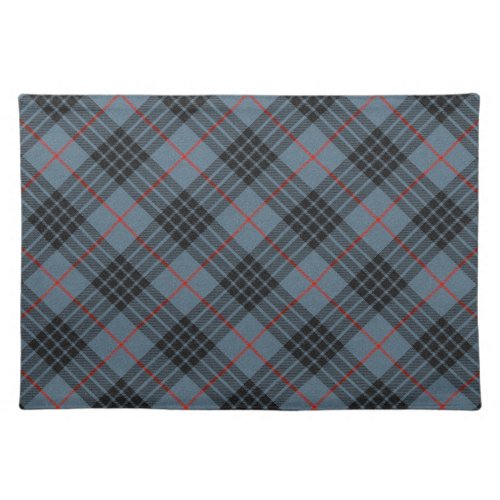 MacKay Blue Scottish Clan Tartan Plaid Pattern Cloth Placemat