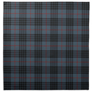 MacKay Blue Tartan Cloth Napkin
