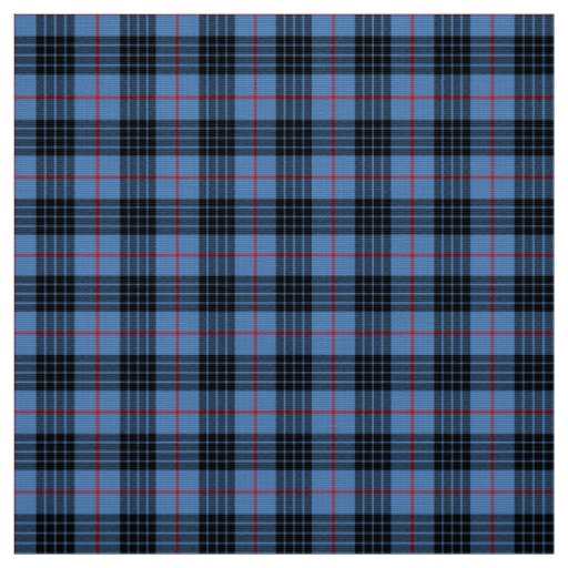 MacKay Blue Tartan Fabric