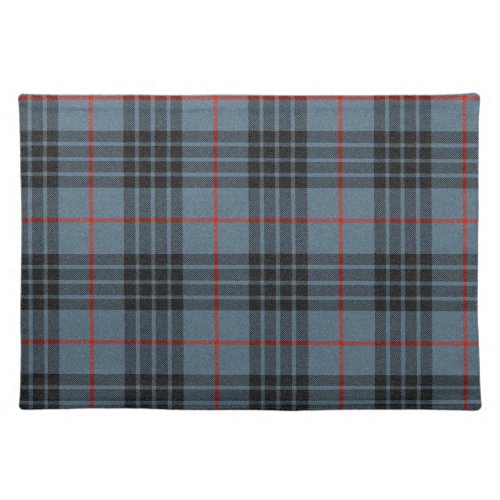 MacKay Blue Tartan Plaid Scottish Pattern Cloth Placemat