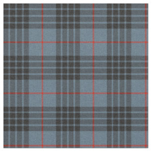 MacKay Blue Tartan Plaid Scottish Pattern Fabric