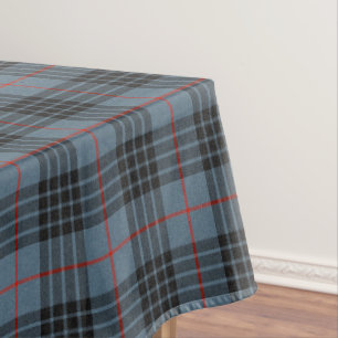 MacKay Blue Tartan Plaid Scottish Pattern Tablecloth