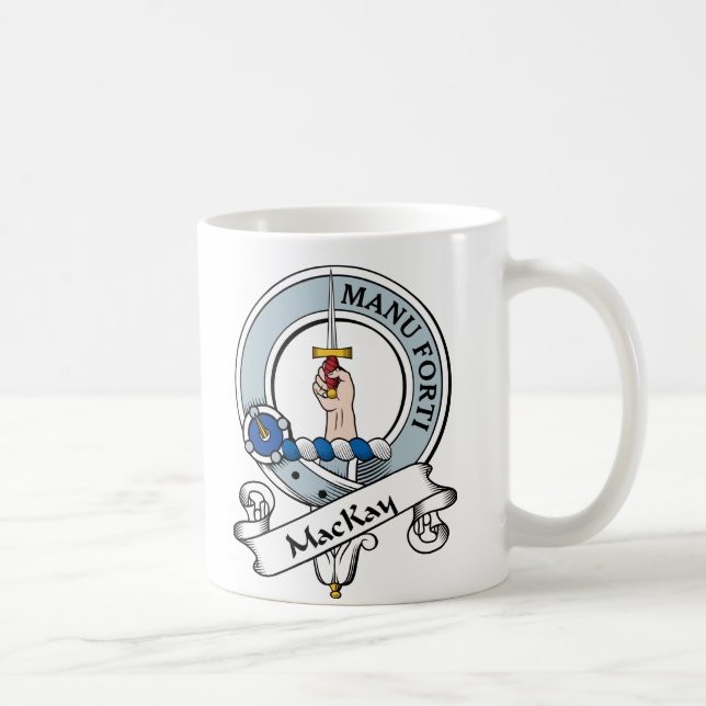 MacKay Clan Badge Coffee Mug (Right)