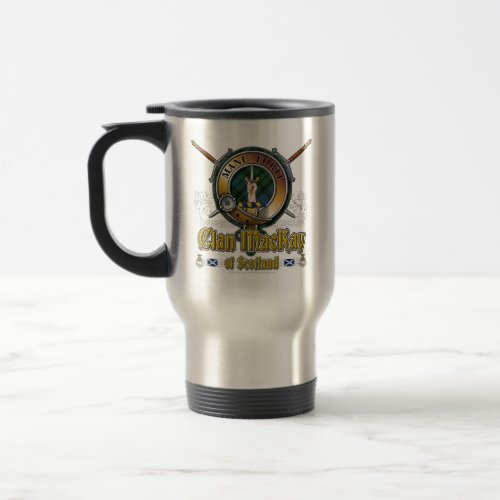 MacKay Clan Badge Travel Mug