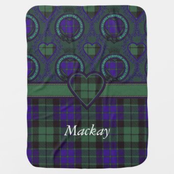 Mackay Clan Plaid Scottish Tartan Baby Blanket by TheTartanShop at Zazzle