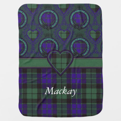 Mackay clan Plaid Scottish tartan Baby Blanket