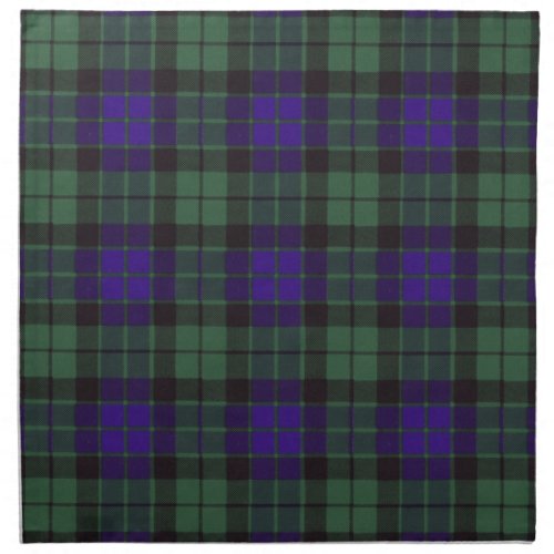 Mackay clan Plaid Scottish tartan Cloth Napkin