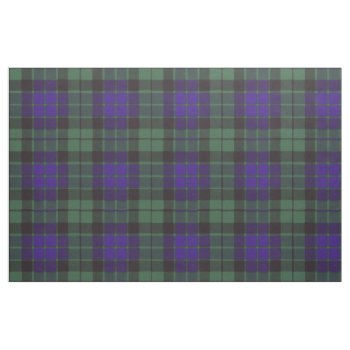 Mackay Clan Plaid Scottish Tartan Fabric by TheTartanShop at Zazzle