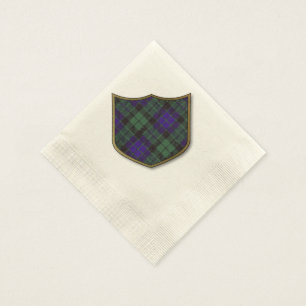 Mackay clan Plaid Scottish tartan Paper Napkins