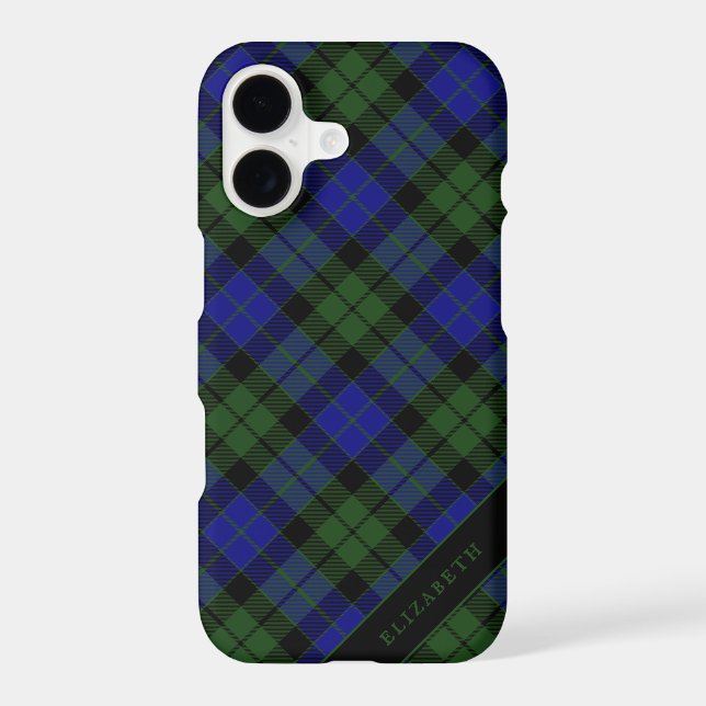 Mackay Clan Tartan Scottish Plaid Case-Mate iPhone Case (Back)