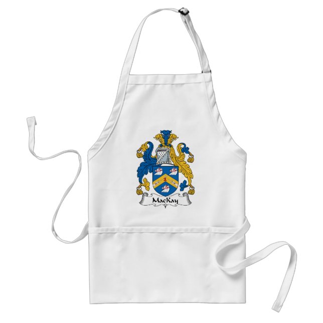 MacKay Family Crest Adult Apron (Front)