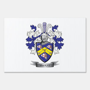 MacKay Family Crest Coat of Arms Sign