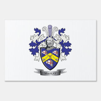 MacKay Family Crest Coat of Arms Sign