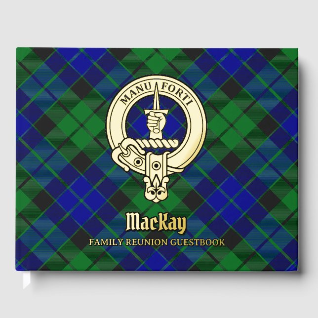 MacKay Family Reunion Foil Guest Book (Front)