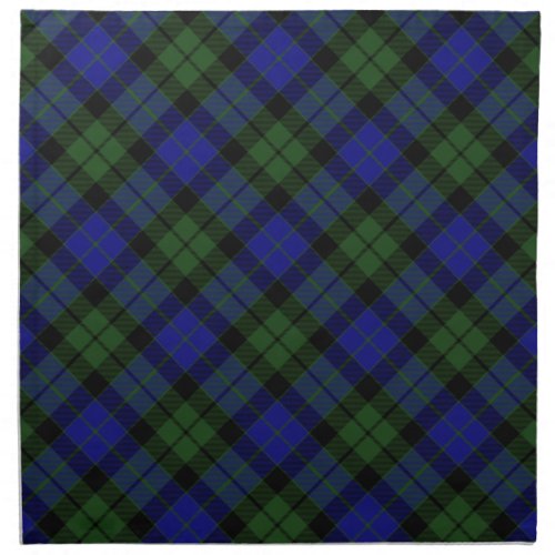 MacKay Green Scottish Clan Tartan Plaid Cloth Napkin