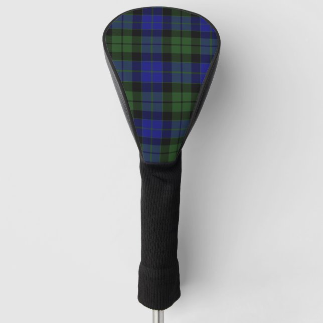 MacKay Green Scottish Clan Tartan Plaid Golf Head Cover (Front)