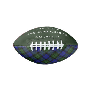 Mackay Green Scottish Tartan Plaid Football