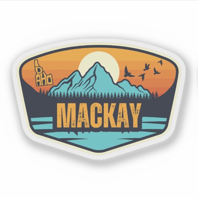Mackay, Idaho Sticker (Front)